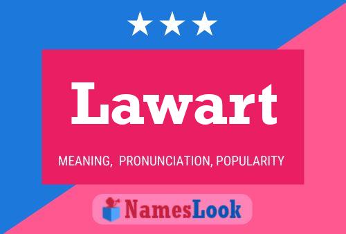 ملصق اسم Lawart