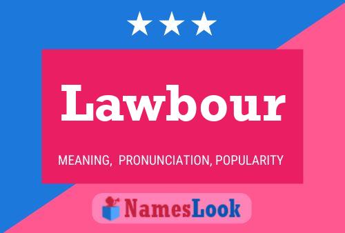 ملصق اسم Lawbour