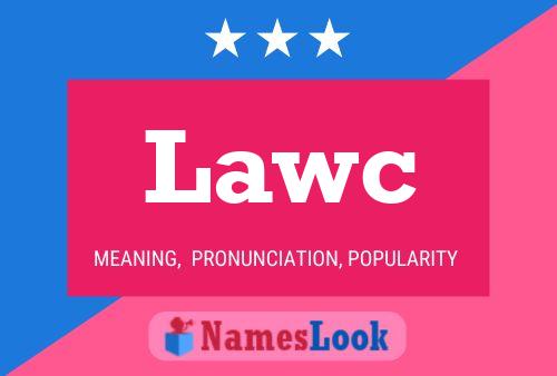 ملصق اسم Lawc