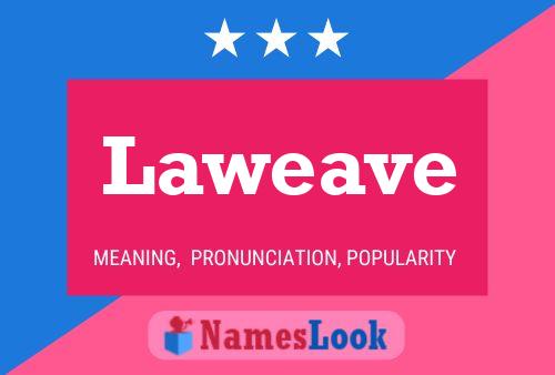 ملصق اسم Laweave