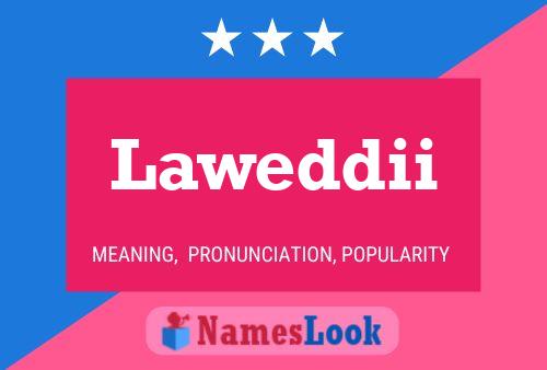 ملصق اسم Laweddii