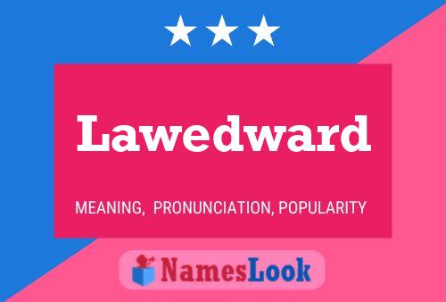 ملصق اسم Lawedward