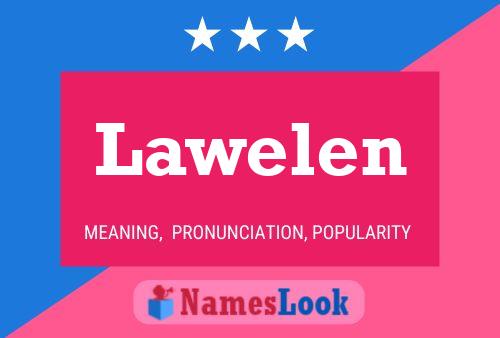 ملصق اسم Lawelen