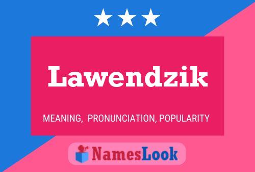 ملصق اسم Lawendzik