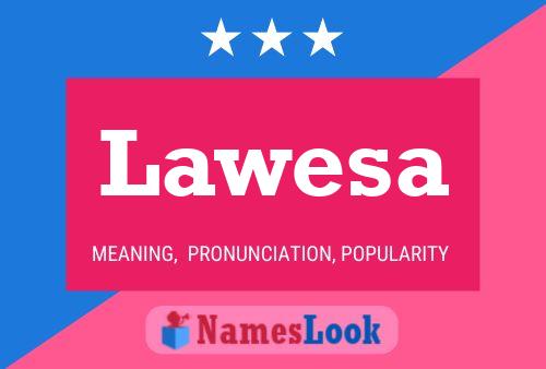 ملصق اسم Lawesa