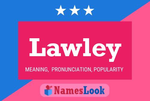 ملصق اسم Lawley