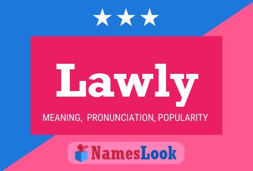 ملصق اسم Lawly