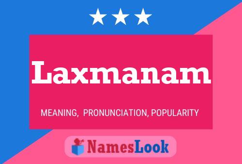 ملصق اسم Laxmanam