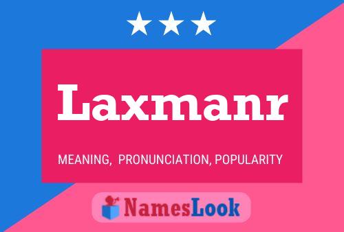 ملصق اسم Laxmanr