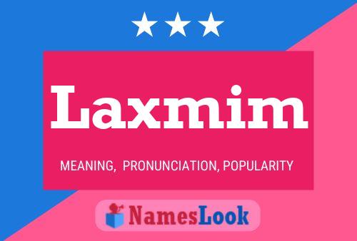 ملصق اسم Laxmim