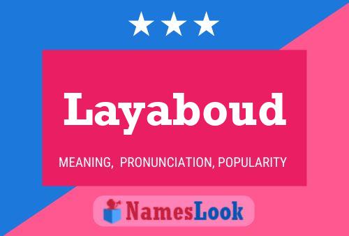 ملصق اسم Layaboud