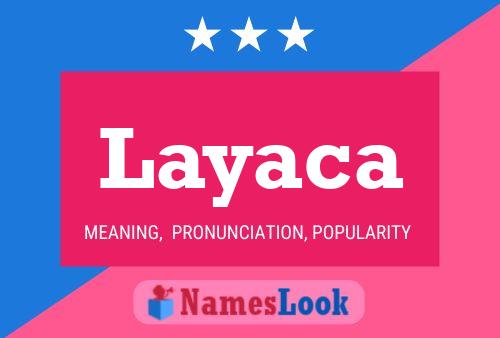 ملصق اسم Layaca