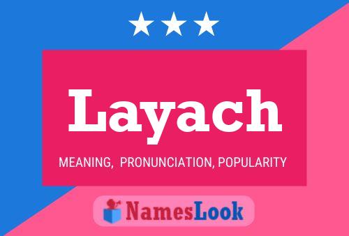 ملصق اسم Layach