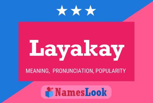 ملصق اسم Layakay