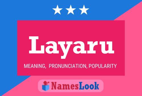 ملصق اسم Layaru