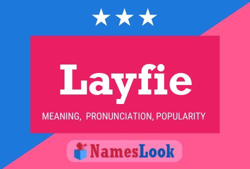 ملصق اسم Layfie