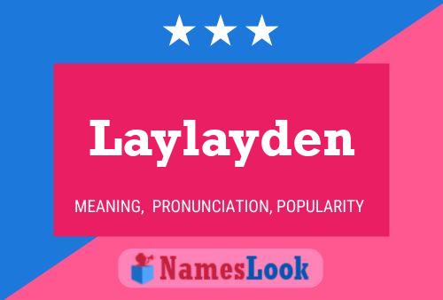 ملصق اسم Laylayden