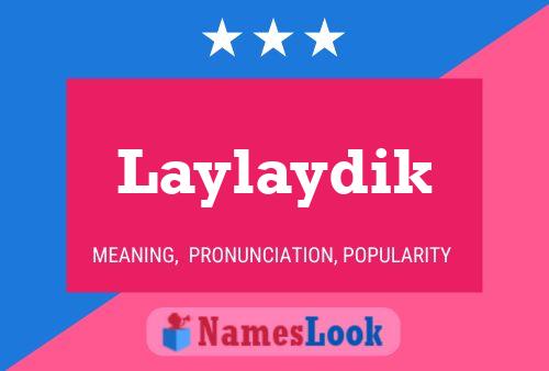 ملصق اسم Laylaydik