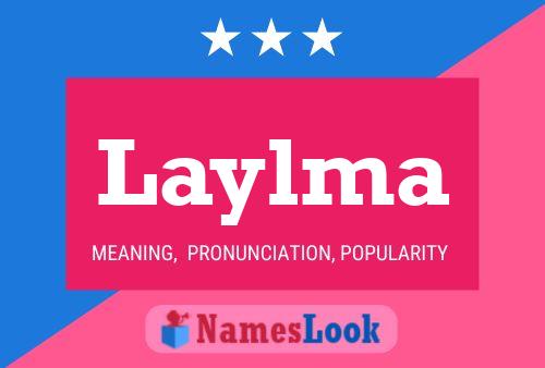 ملصق اسم Laylma