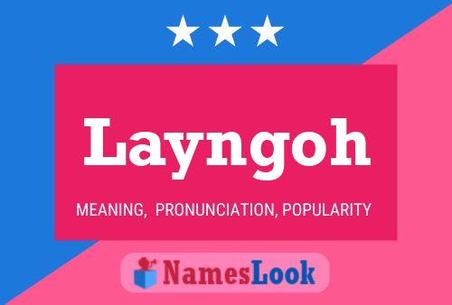 ملصق اسم Layngoh