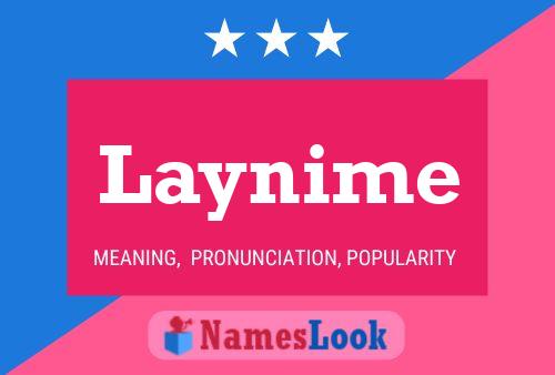 ملصق اسم Laynime