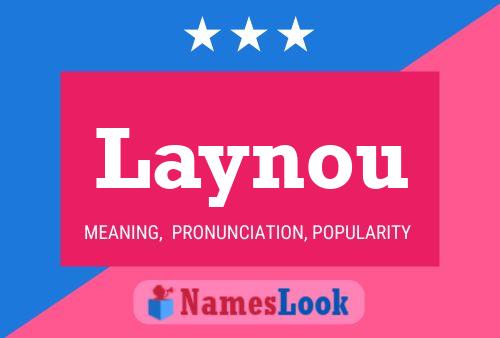 ملصق اسم Laynou