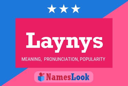 ملصق اسم Laynys