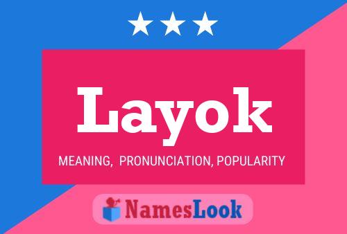 ملصق اسم Layok