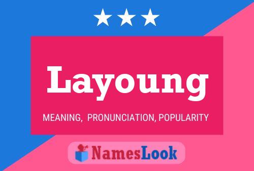 ملصق اسم Layoung