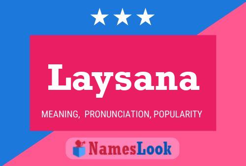 ملصق اسم Laysana