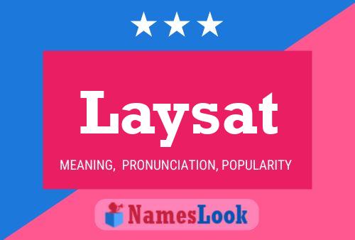 ملصق اسم Laysat