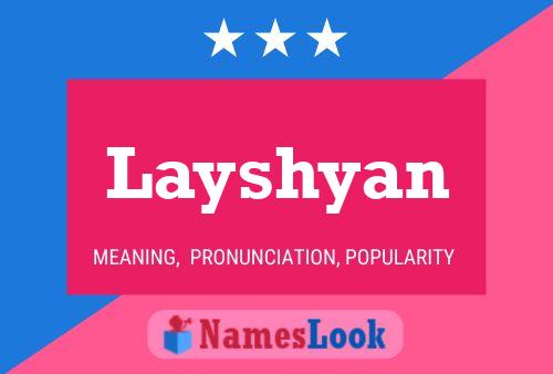 ملصق اسم Layshyan