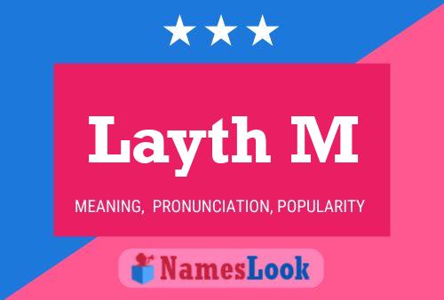 ملصق اسم Layth M