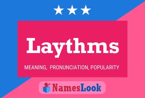 ملصق اسم Laythms