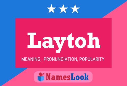 ملصق اسم Laytoh