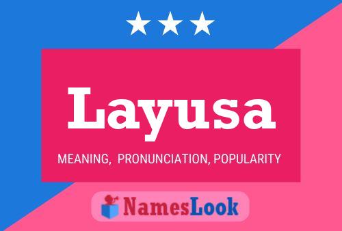 ملصق اسم Layusa