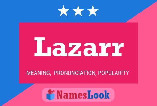 ملصق اسم Lazarr