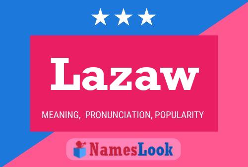 ملصق اسم Lazaw