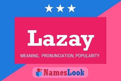 ملصق اسم Lazay