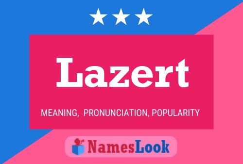 ملصق اسم Lazert