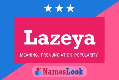 ملصق اسم Lazeya