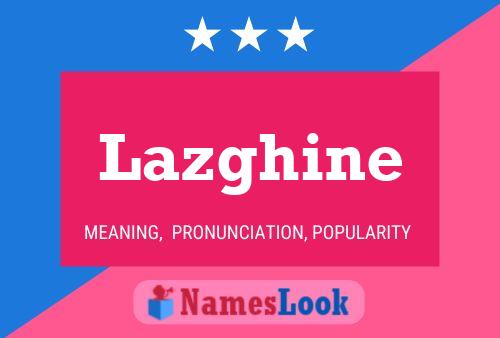 ملصق اسم Lazghine