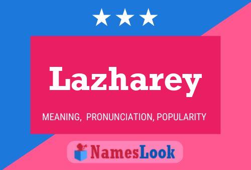 ملصق اسم Lazharey