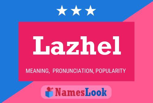 ملصق اسم Lazhel