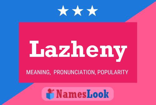 ملصق اسم Lazheny