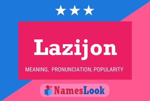 ملصق اسم Lazijon