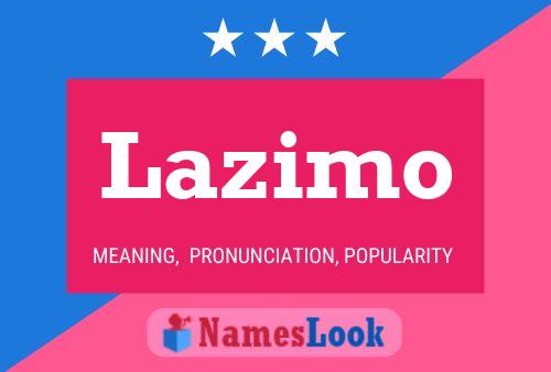 ملصق اسم Lazimo