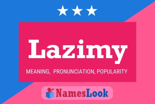 ملصق اسم Lazimy