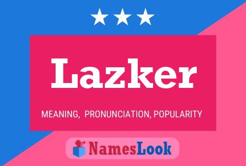 ملصق اسم Lazker