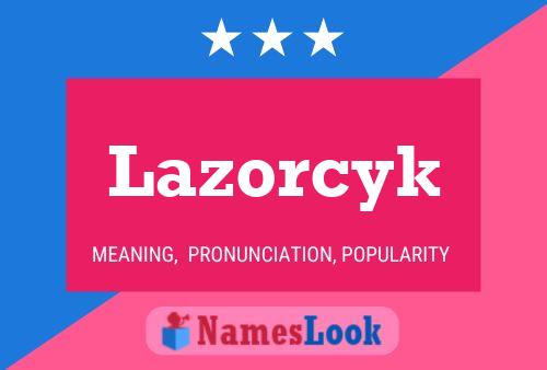 ملصق اسم Lazorcyk